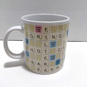 2005 Scrabble Tile Themed Mug
